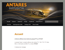 Tablet Screenshot of antares-diffusion.com